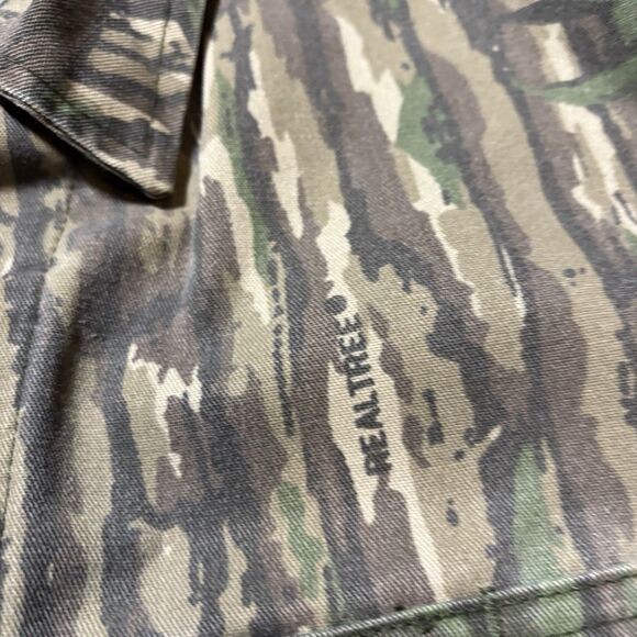 Vintage Realtree Jacket Mens Large Brown Real Tree Camo Hunting Military - Picture 5 of 8